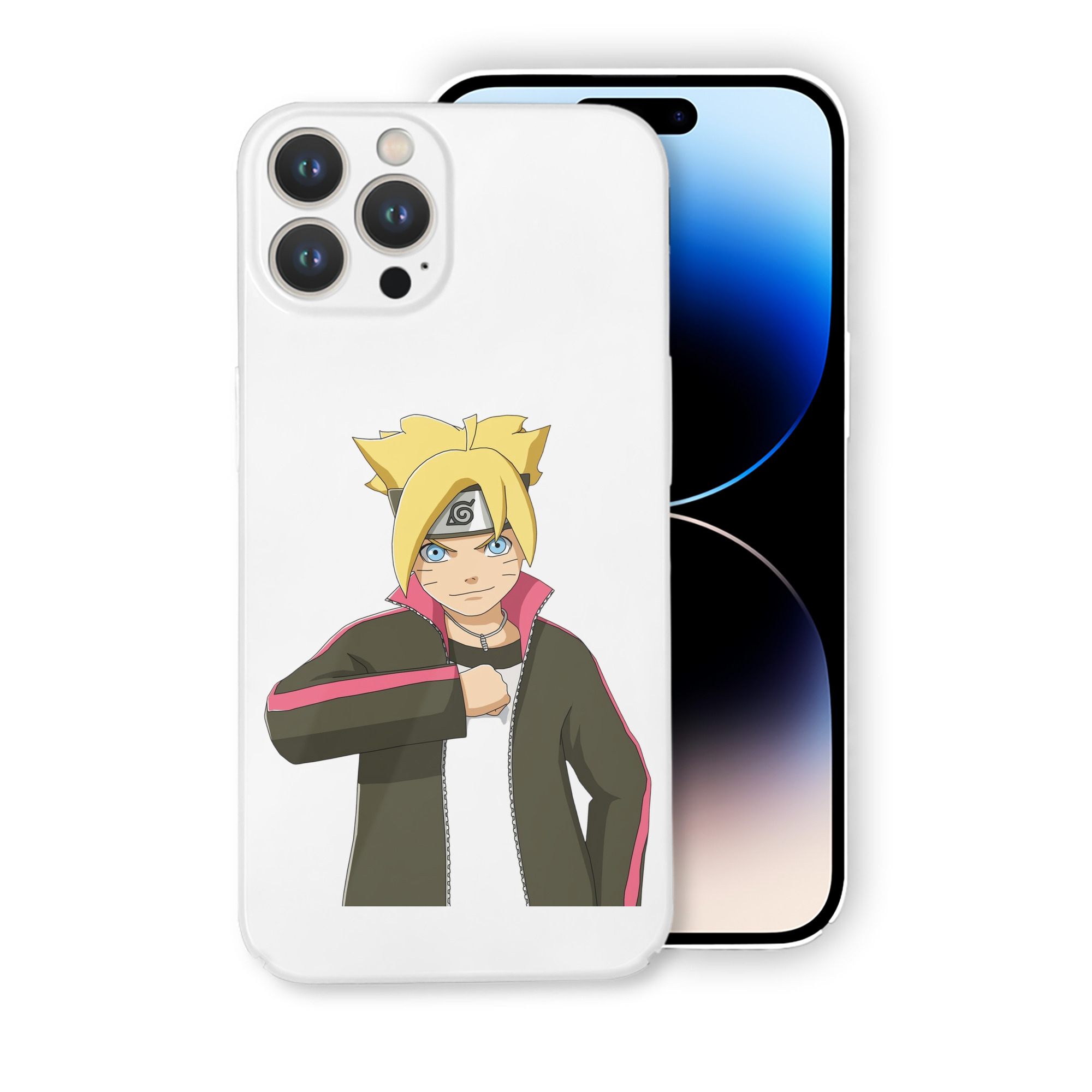 （画像用） NARUTO -ナルト- うずまき ボルト Uzumaki Boruto 【iPhone 14シリーズ対応】ハードケース
